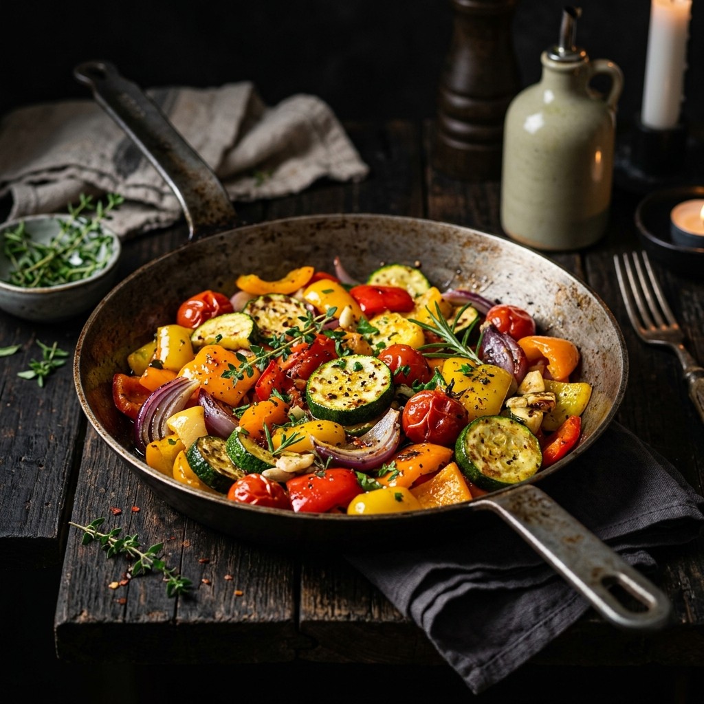 Gemüsepfanne Rezept schnell und gesund