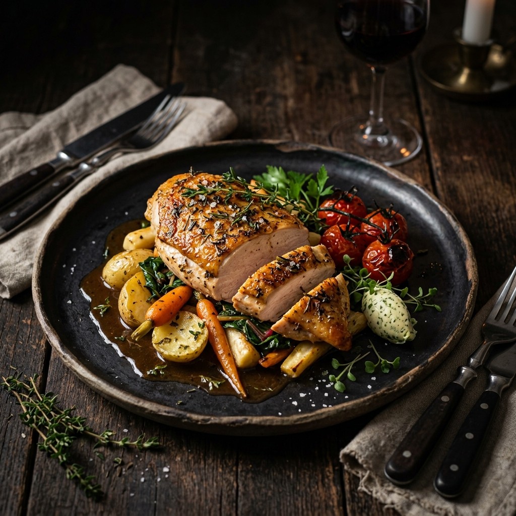 Hähnchenbrust Rezept saftig im Ofen