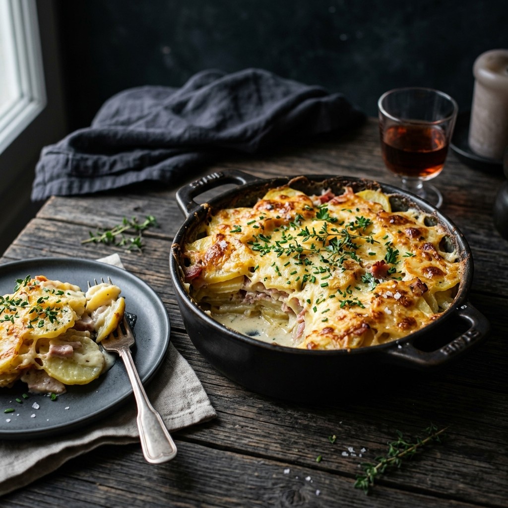 Kartoffelauflauf Rezept einfach und günstig
