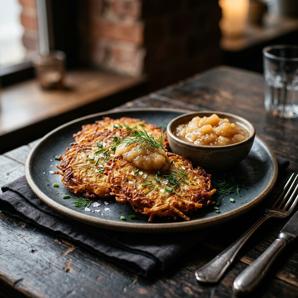 Kartoffelpuffer Rezept einfach und knusprig