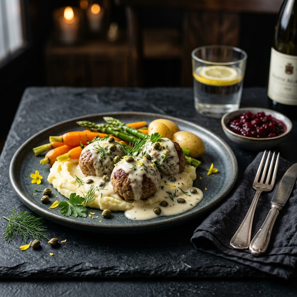 Königsberger Klopse Rezept original mit Kapern