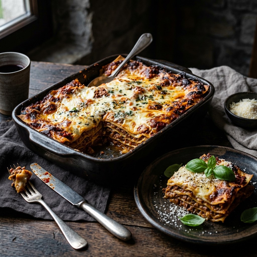 Lasagne Rezept klassisch italienisch einfach