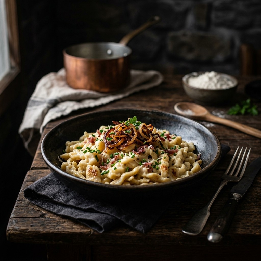 Spätzle Rezept selber machen ohne Maschine