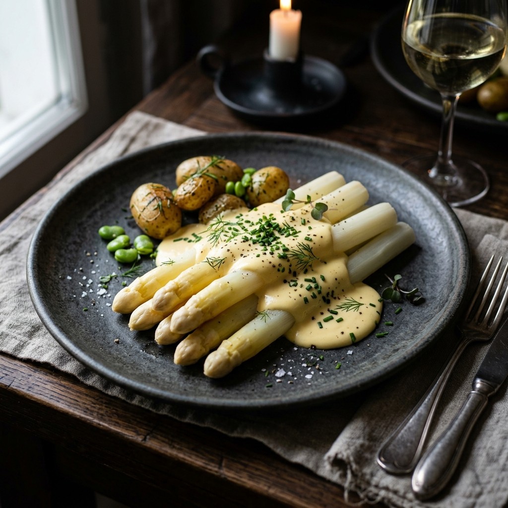 Spargel mit Sauce Hollandaise Rezept perfekt