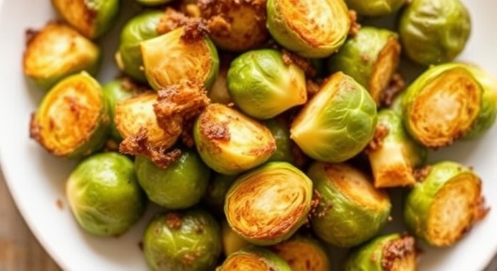 Knuspriger Rosenkohl aus dem Airfryer