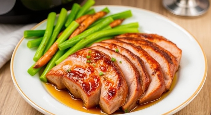Saftiges Schweinefilet im Airfryer