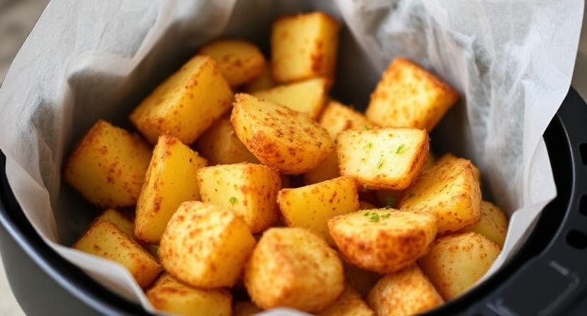Knusprige Fächerkartoffeln im Airfryer