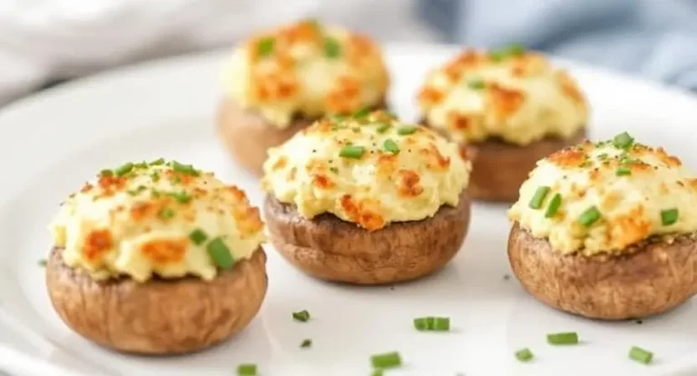 Gefüllte Champignons aus dem Airfryer – Schnell & Lecker