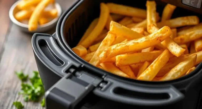 Perfekte Pommes in der Heißluftfritteuse: Knusprig & Lecker!