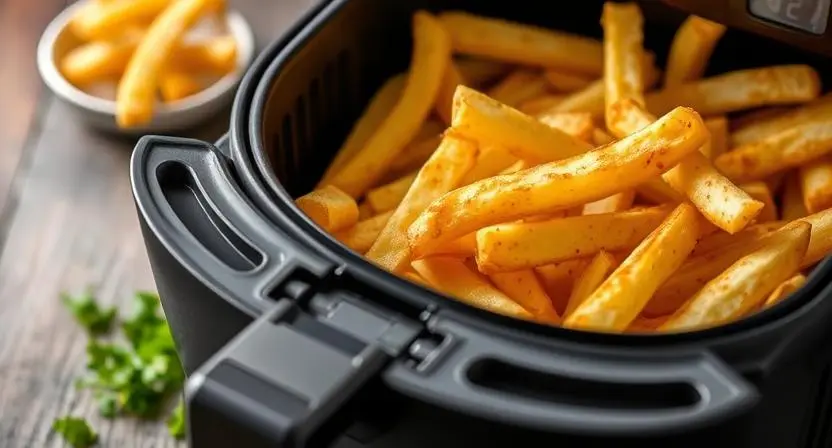 Perfekte Pommes in der Heißluftfritteuse: Knusprig & Lecker!