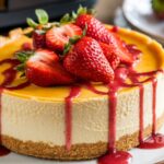 Cremiger Käsekuchen ohne Boden aus dem Airfryer
