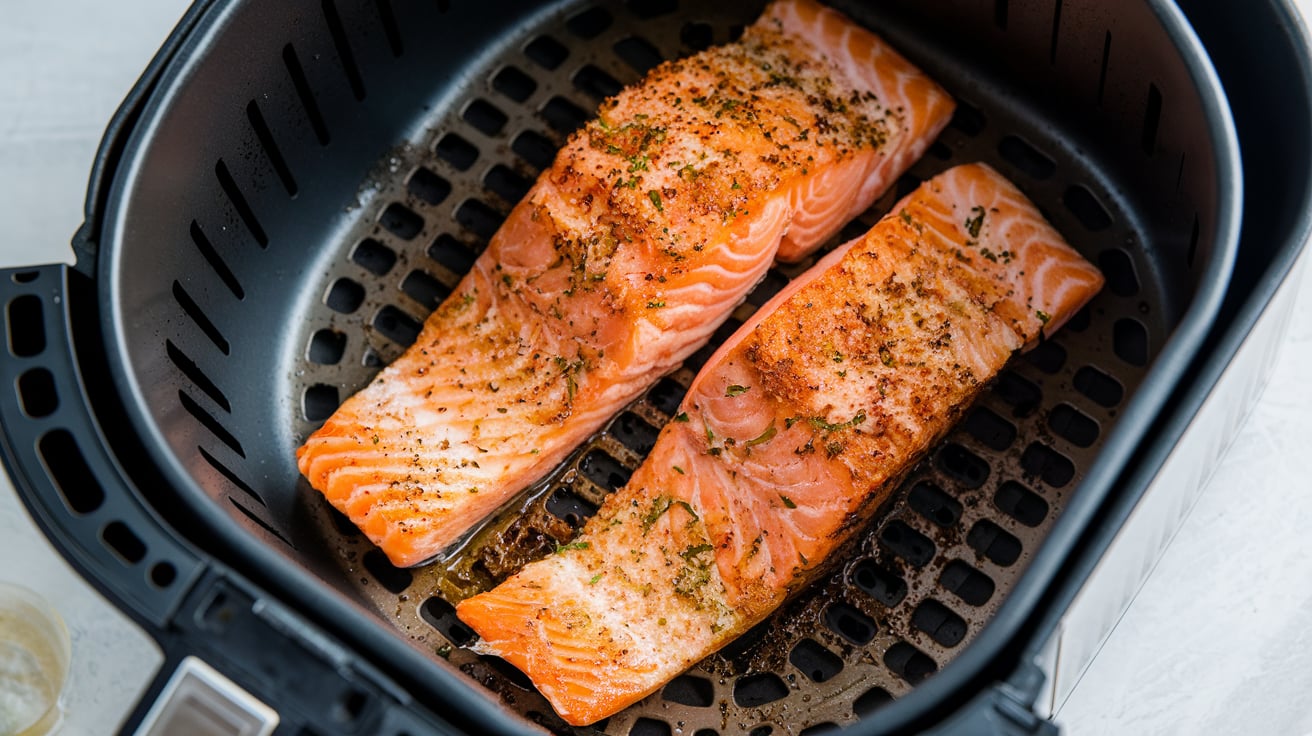TK-Lachs im Airfryer
